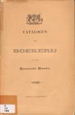 Catalogus der Boekerij van de Gemeente Hoorn