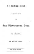 Verslag van de onthulling van het standbeeld van Jan Pieterszoon Coen, 1893