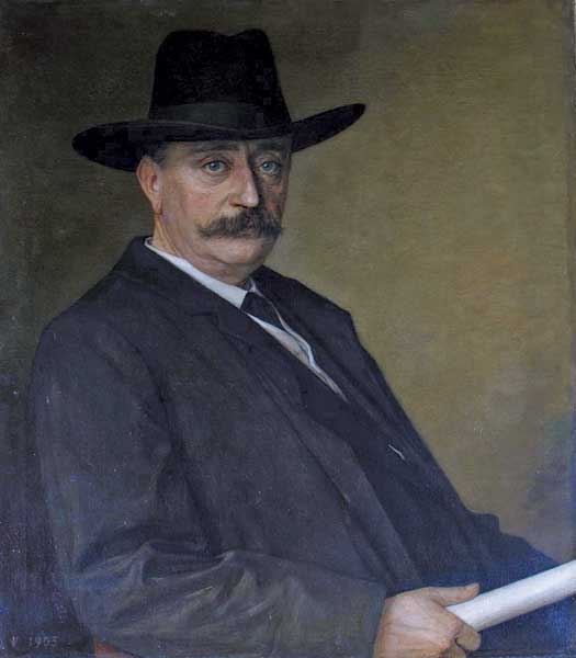 Johan Messchaert geschilderd door Joh. Veth