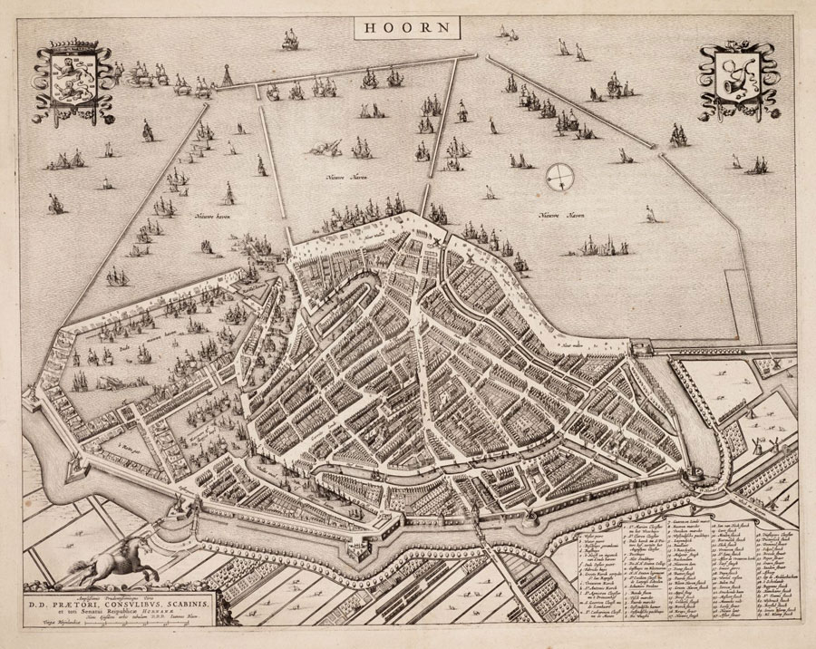 Hoorn, Blaeu 1649