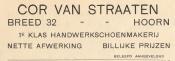 advertentie - Handwerkschoenmakerij Cor van Straaten