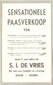 advertentie - S.I. de Vries