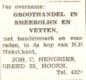 Joh. C. Hendriks