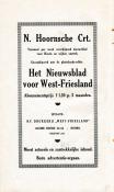 advertentie - Dagblad N. Hoornsche Crt.