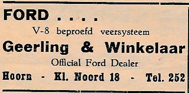 advertentie - Autodealer Ford Geerling & Winkelaar