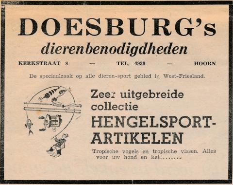 advertentie - Dierenwinkel Doesburg