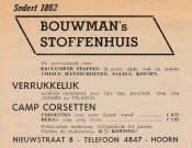 advertentie - Stoffenhuis Bouwman
