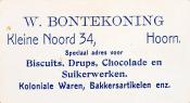 advertentie - W. Bontekoning